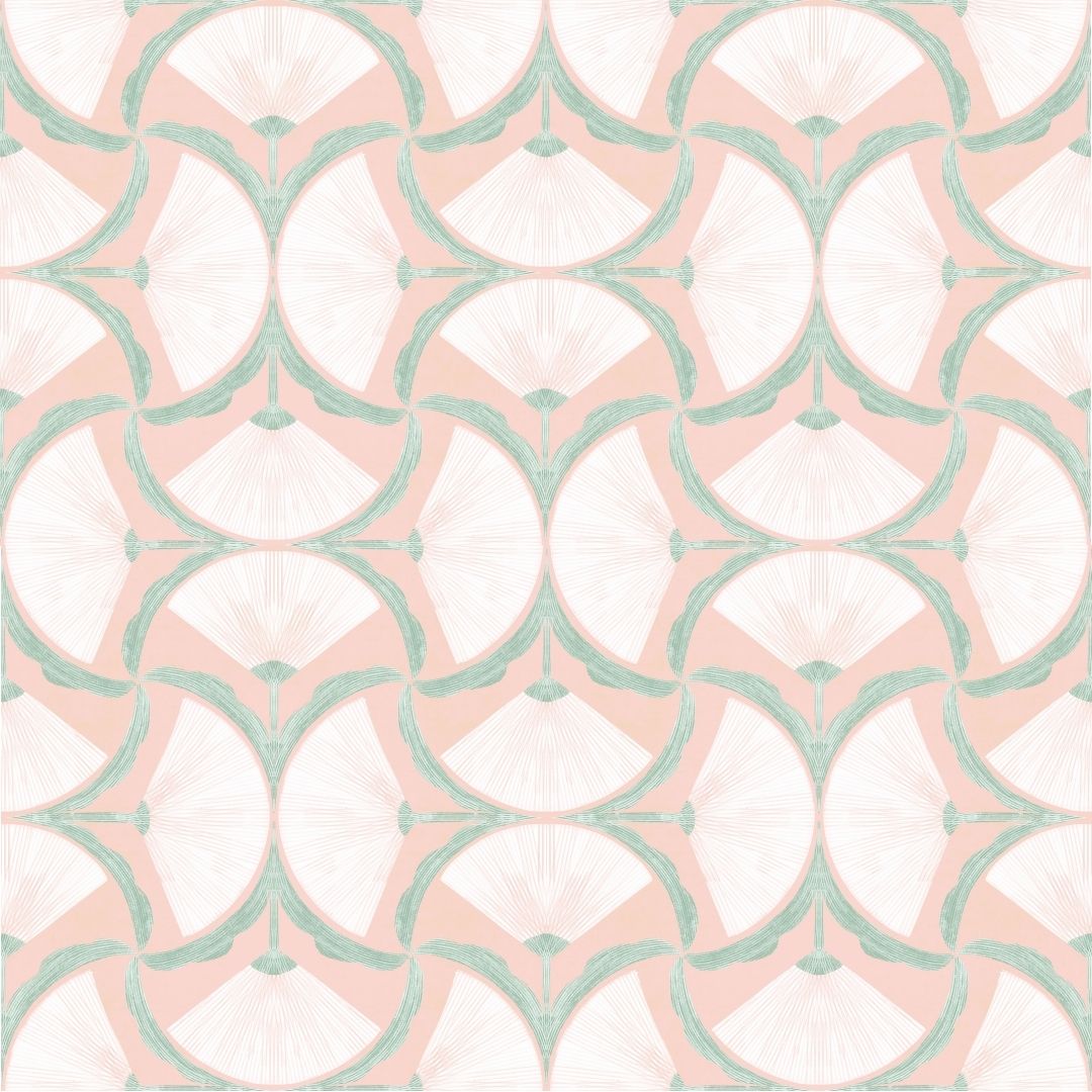 Art Deco Fans Blush