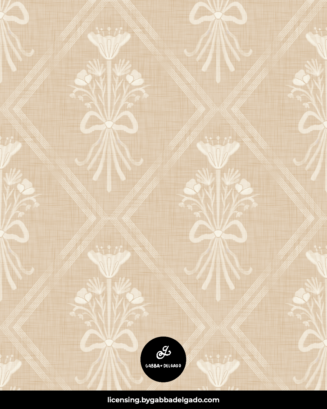 Bow Trellis Sand