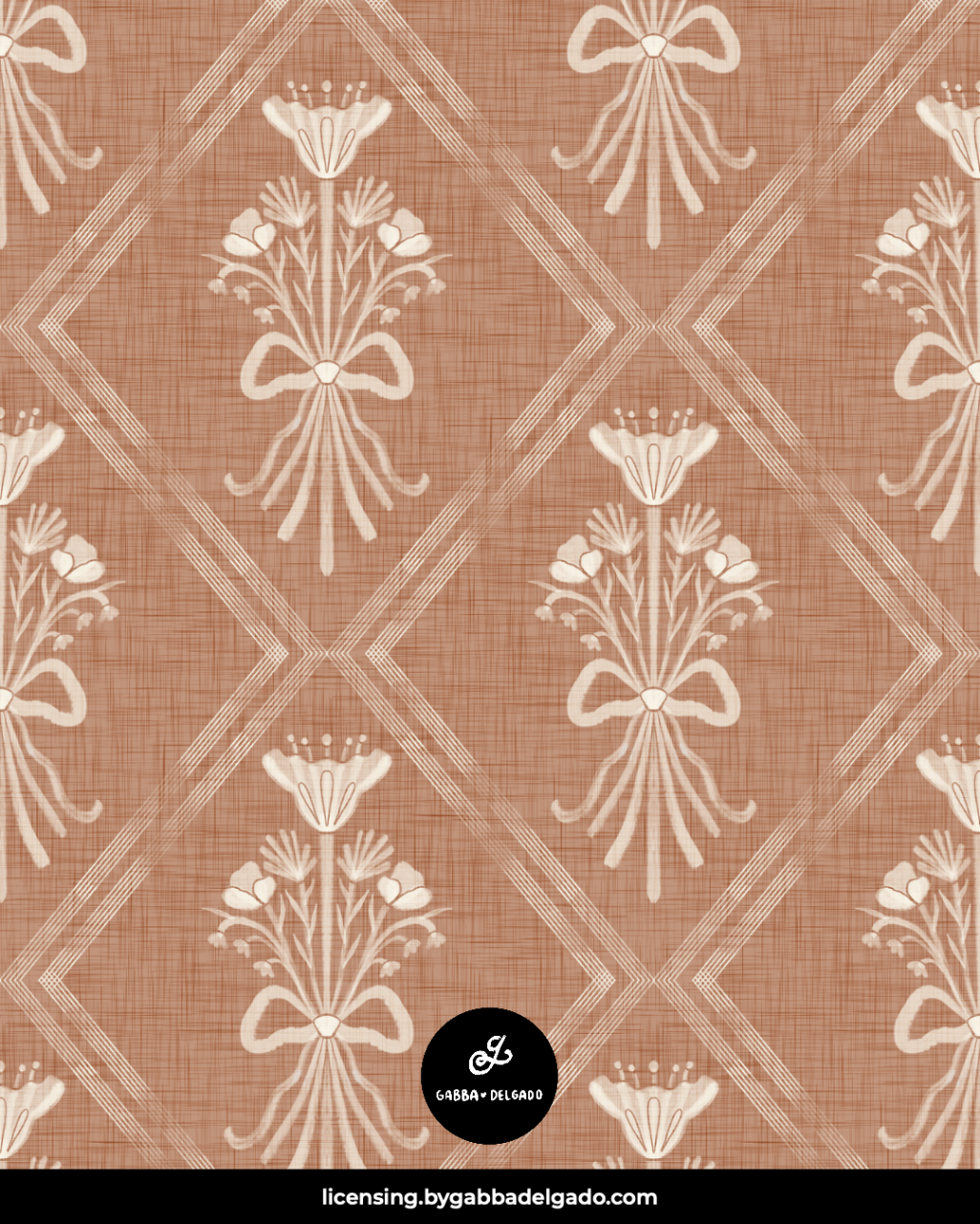 Bow Trellis Terracotta
