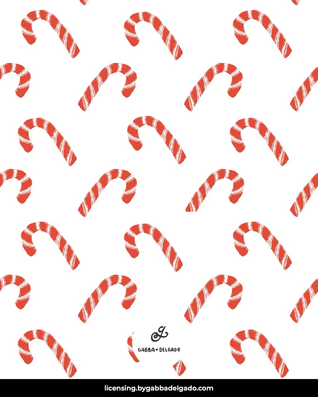 Candy Canes White