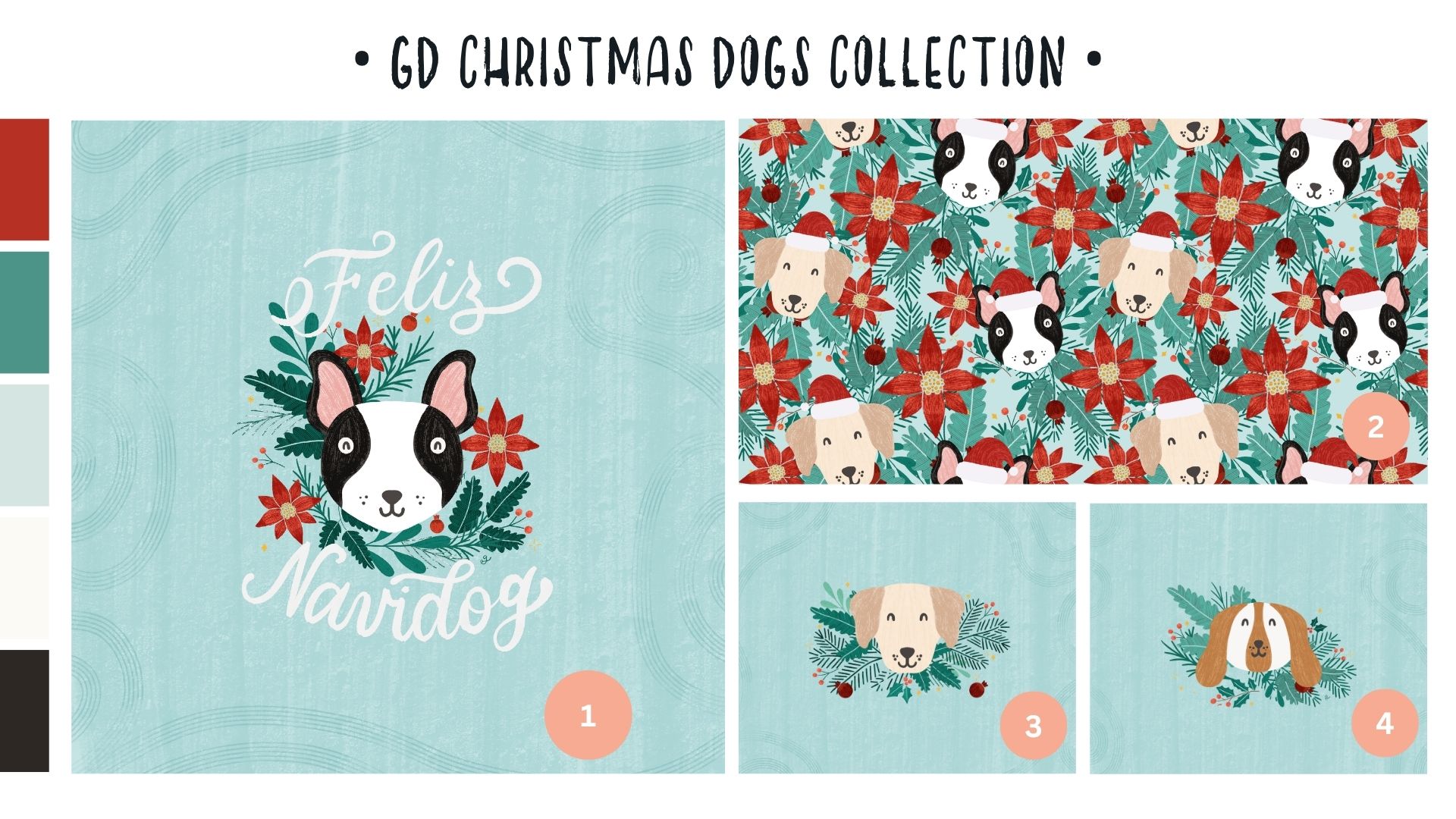Christmas Dogs Collection
