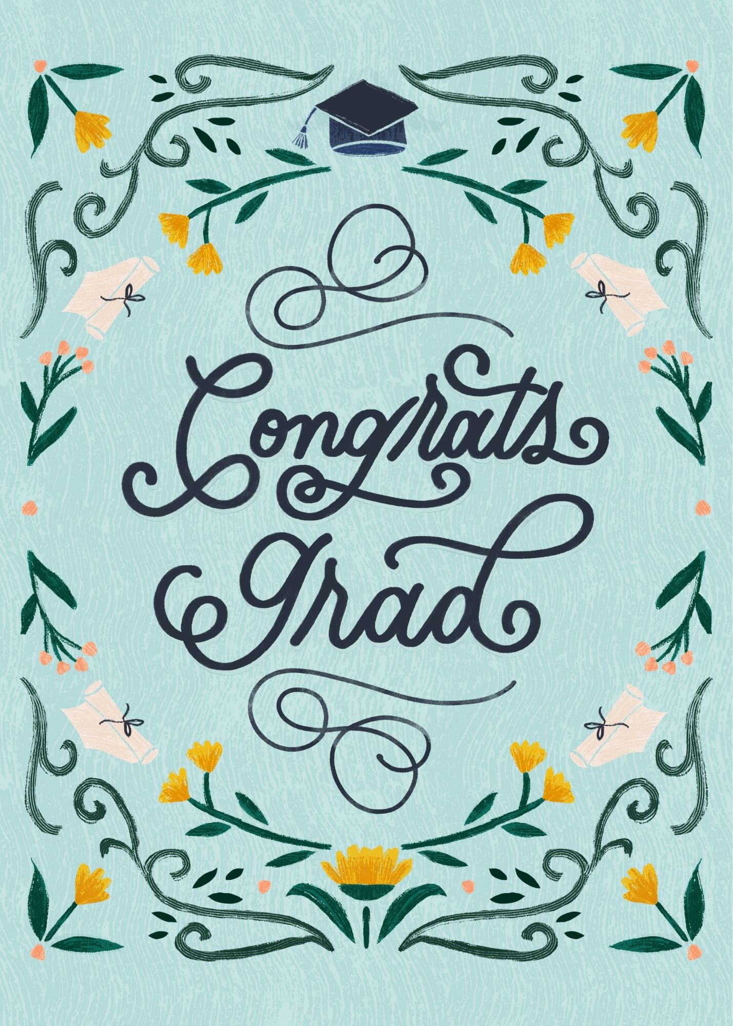 Congrats Grad Ornate