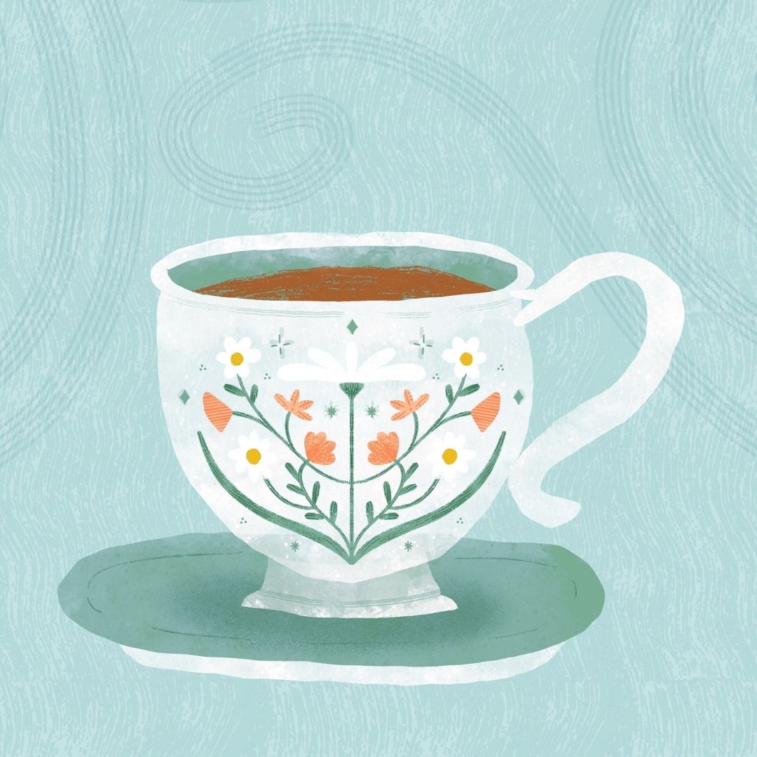 Folk Teacup