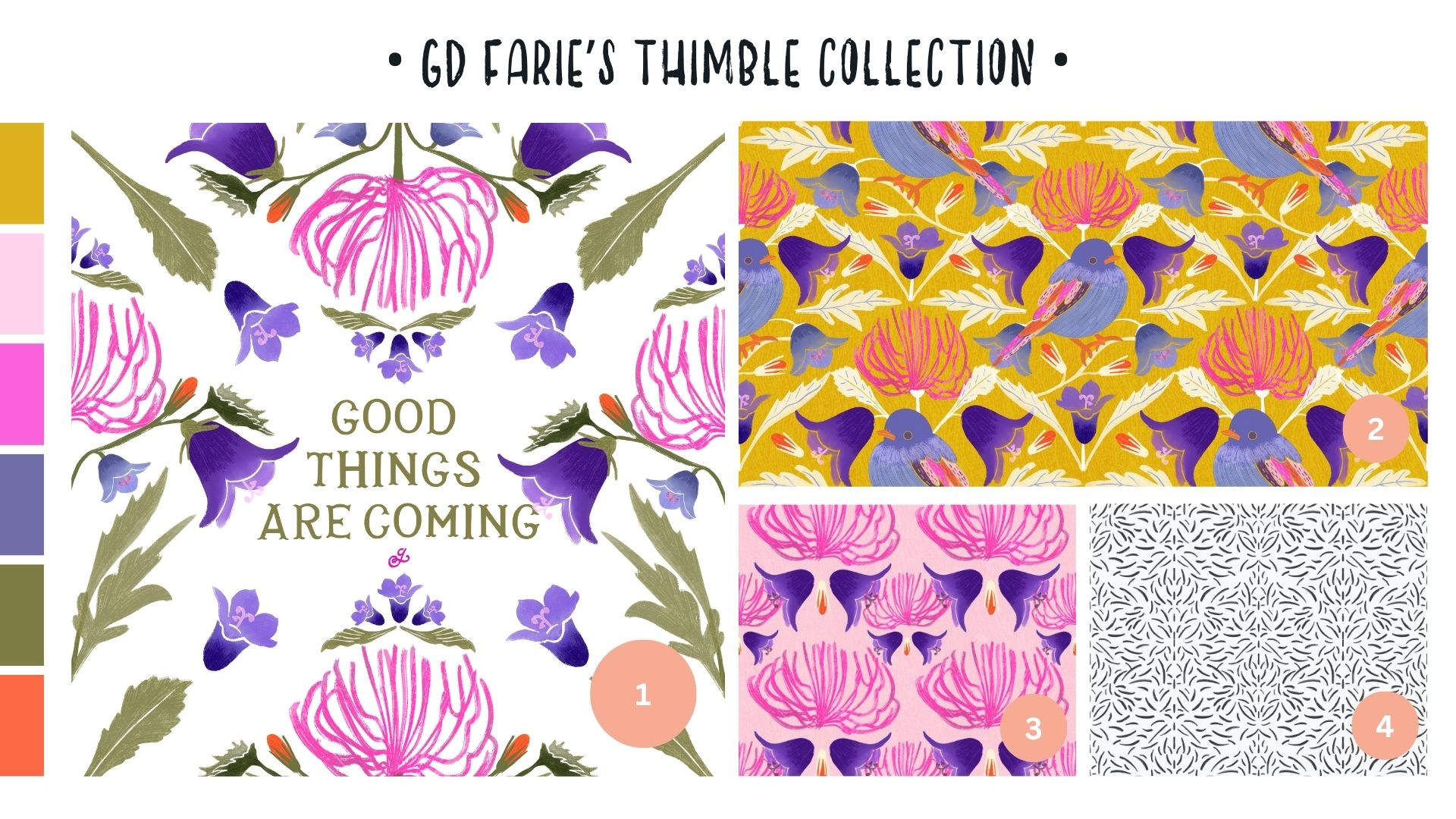 Gd Faries Thimble Collection