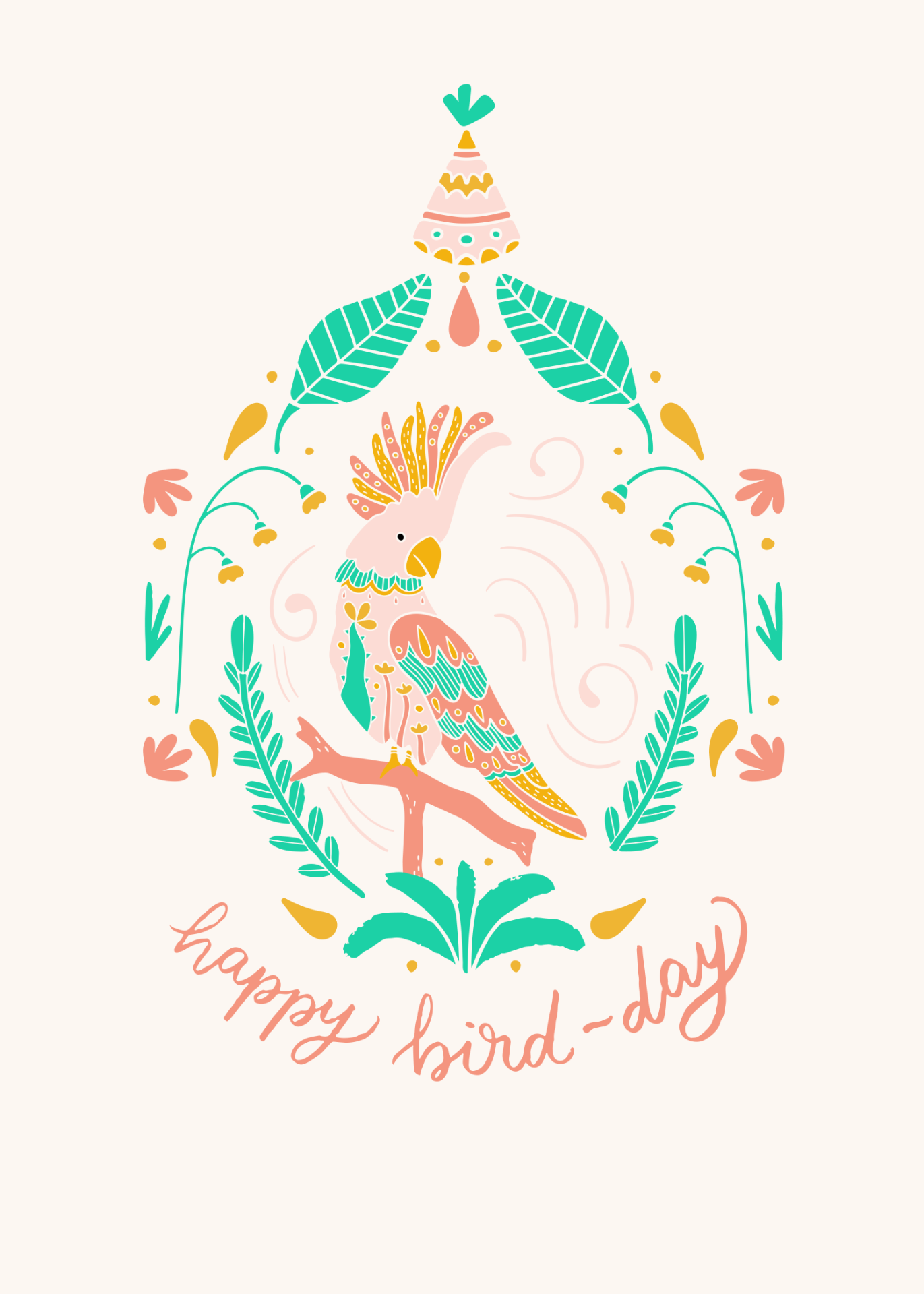 Happy Bird Day Cockatoo
