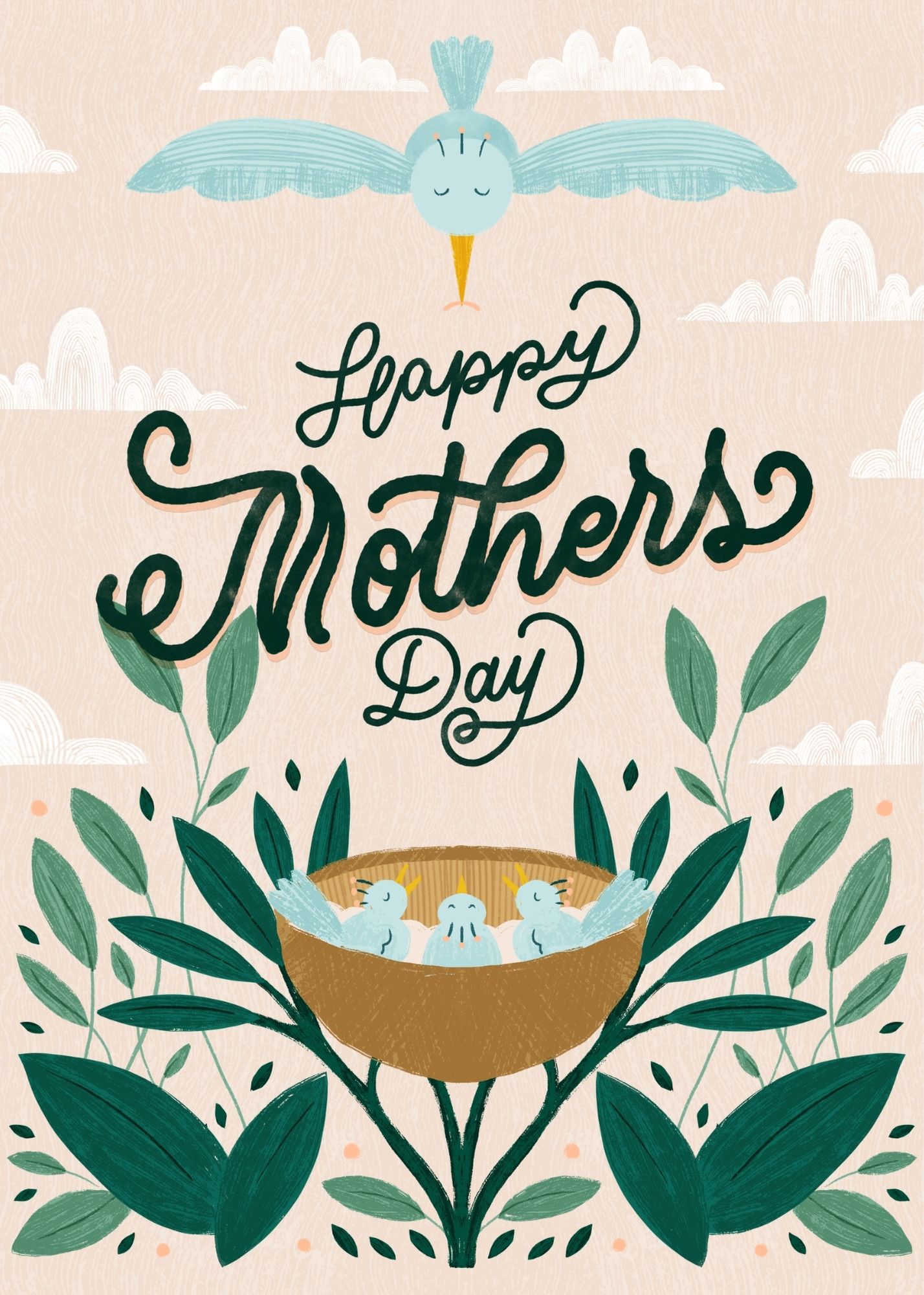 Happy Mothers Day Bird Nest