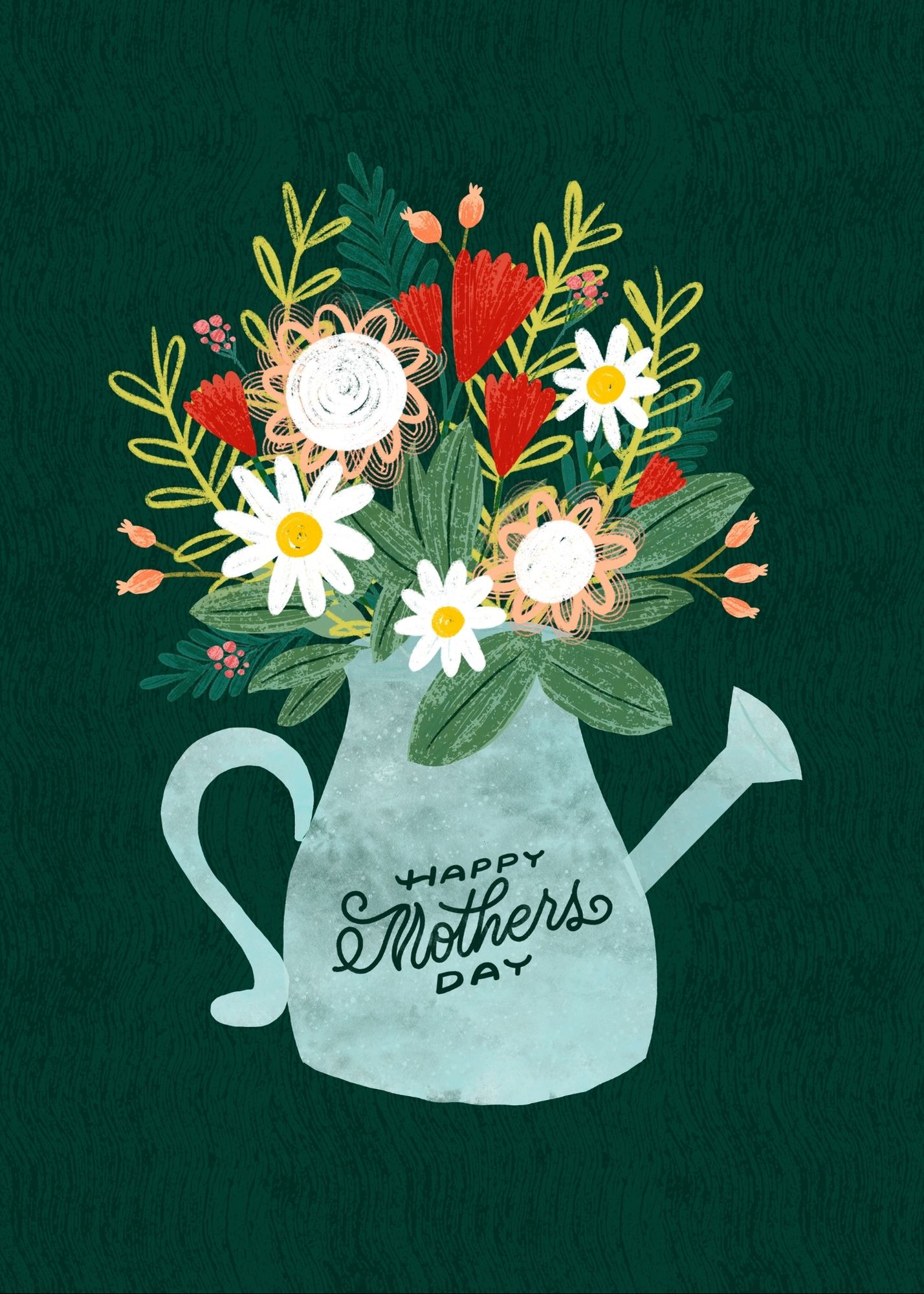 Happy Mothers Day Watering Can