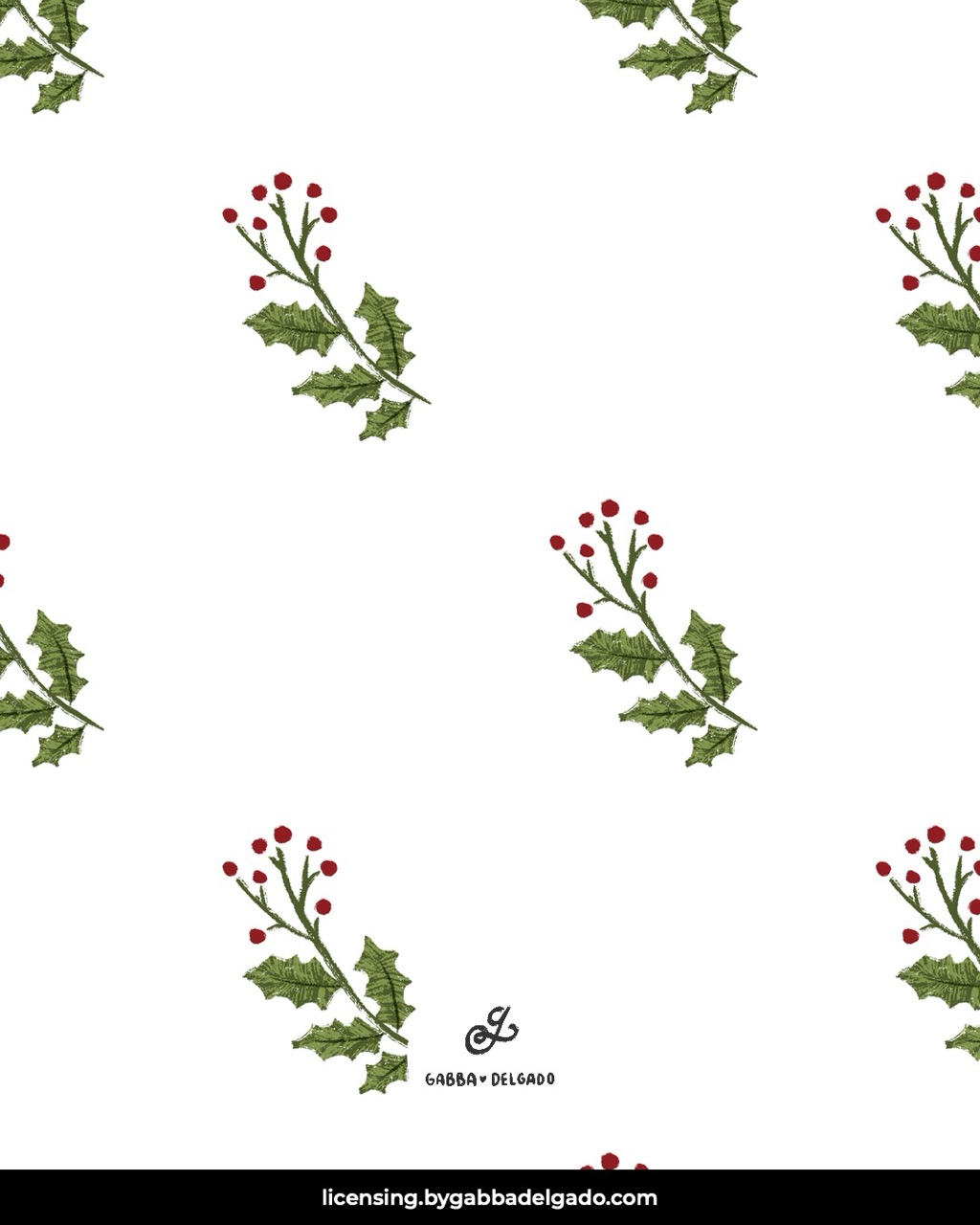 Holly Sprigs Tossed