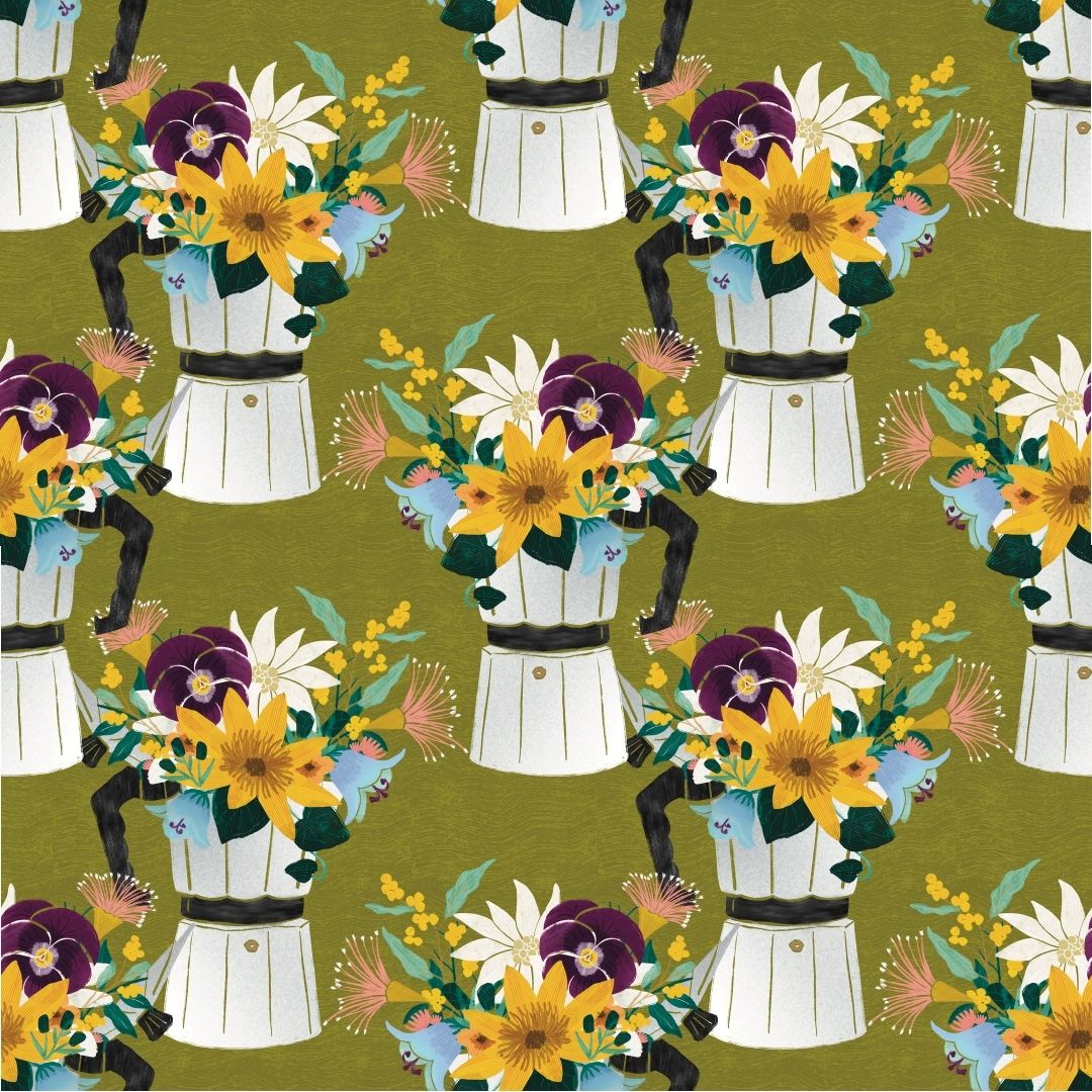 Moka Pot Blooms