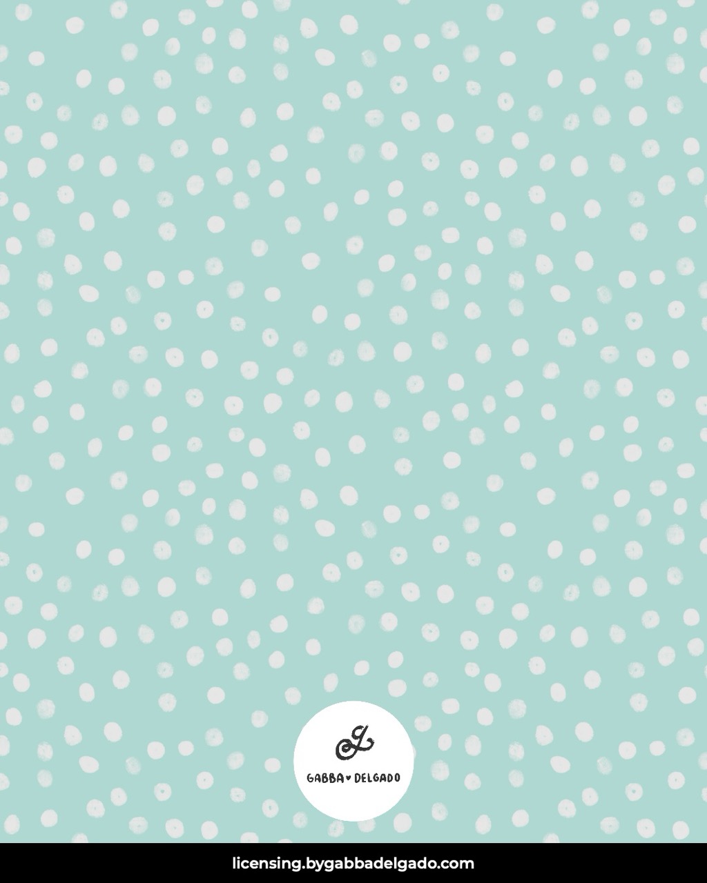 Snow Dots Mint