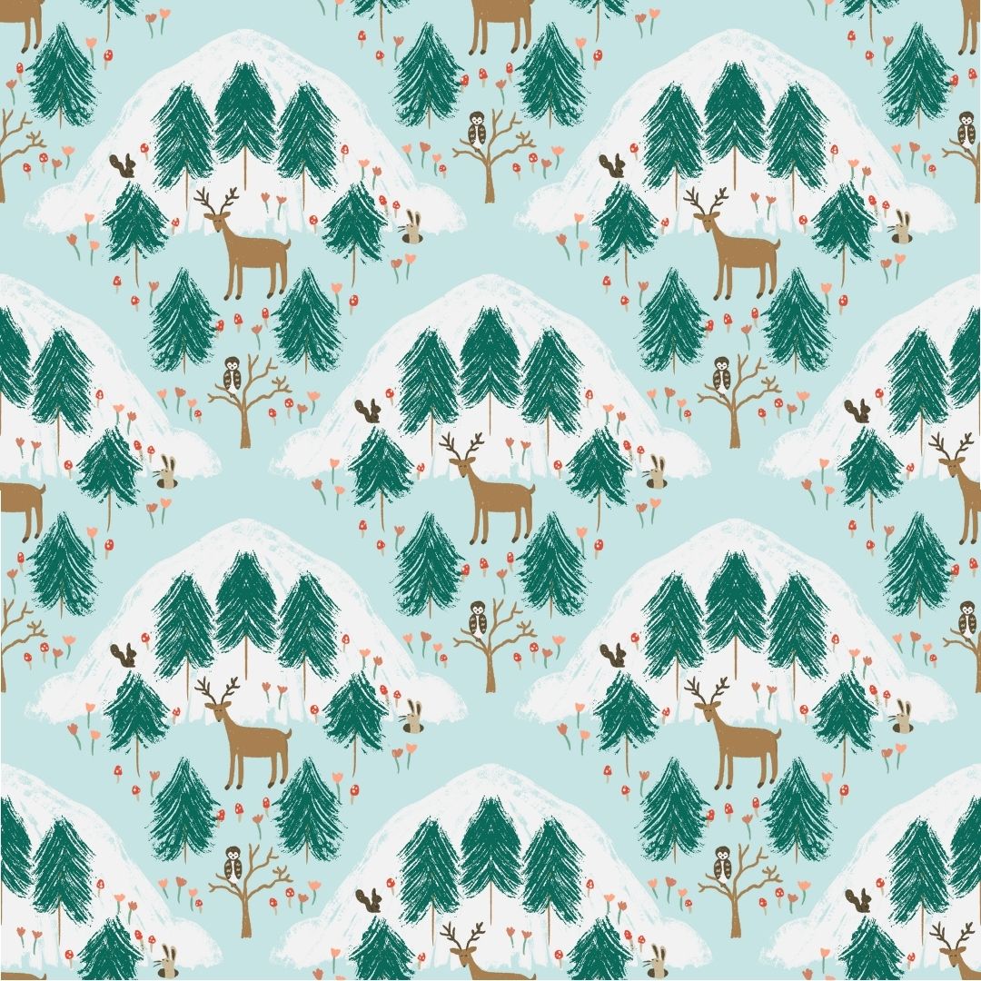 Snowy Woodland