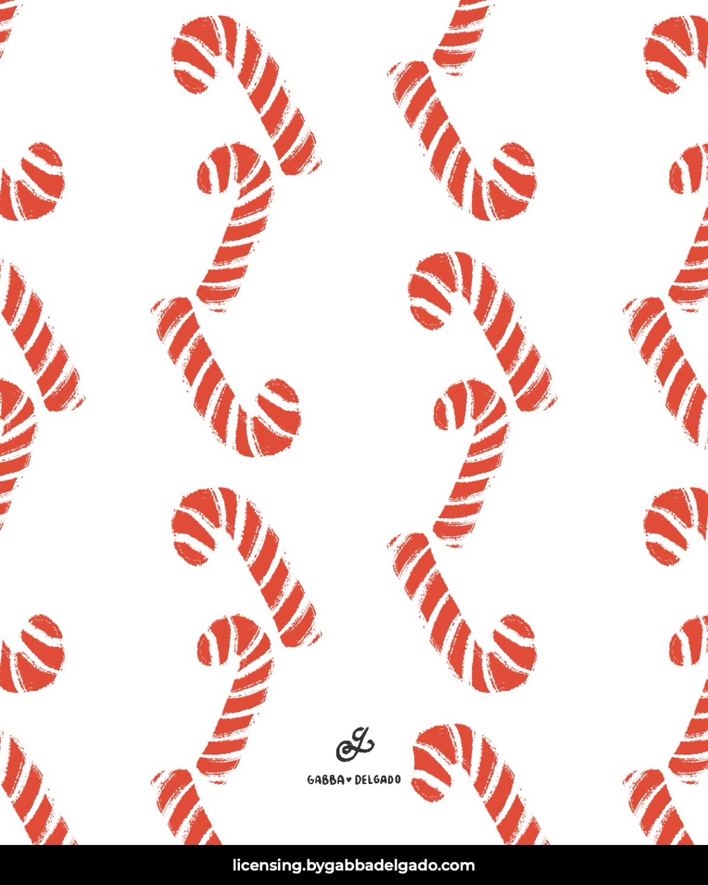 Tossed Candy Canes
