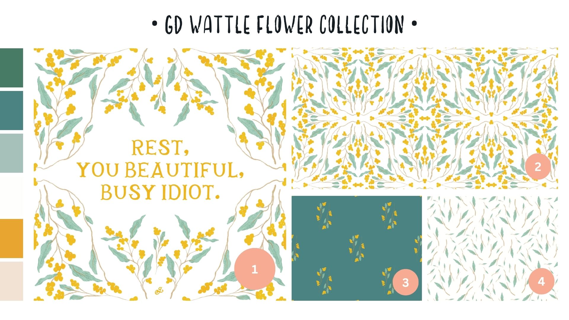 Wattle Flower Collection