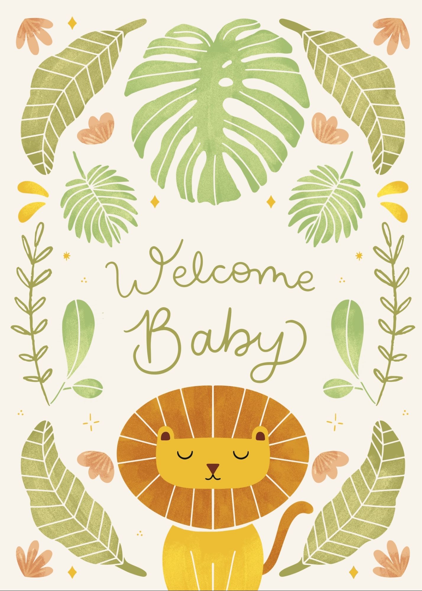 Welcome Baby Lion