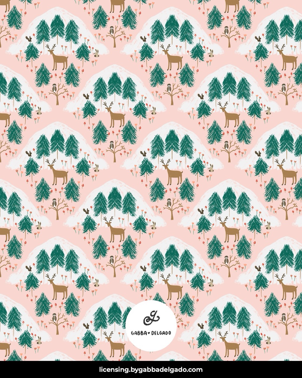 Winter Woodland Blush